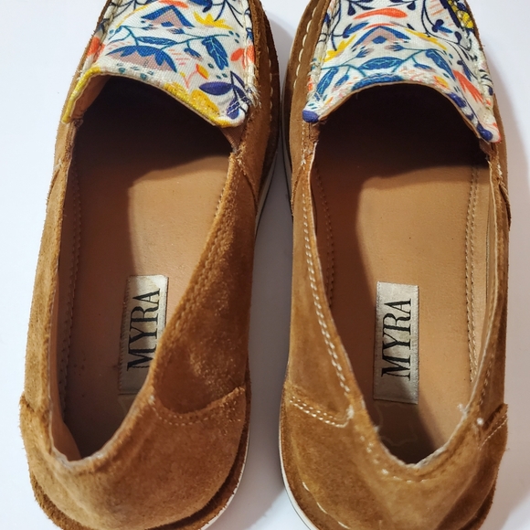 Myra Bag Women's Hazel Print Slip-On Casual Sneaker - Moc Toe Size 7 Boho - Picture 8 of 13